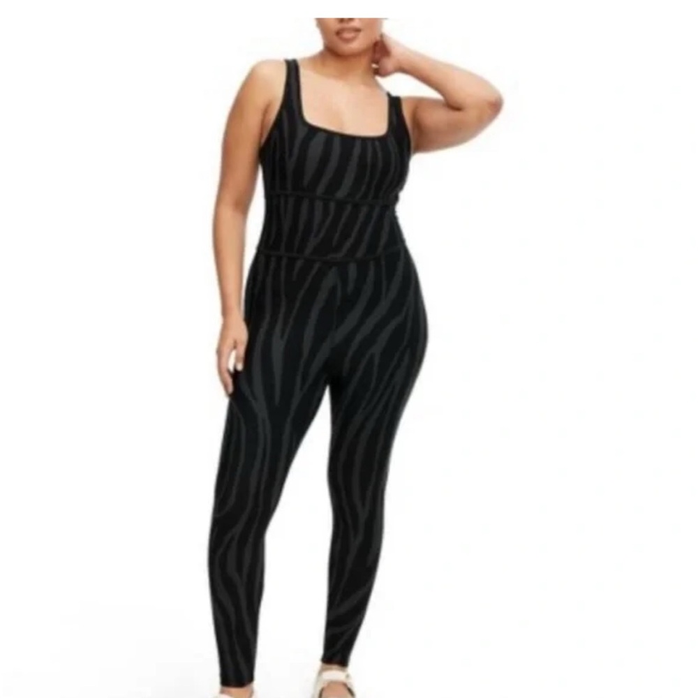 Diane Von Furstenberg X Target Black Zebra Jumpsuit